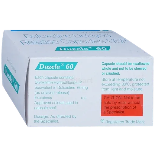 duzela 60mg capsule 10's